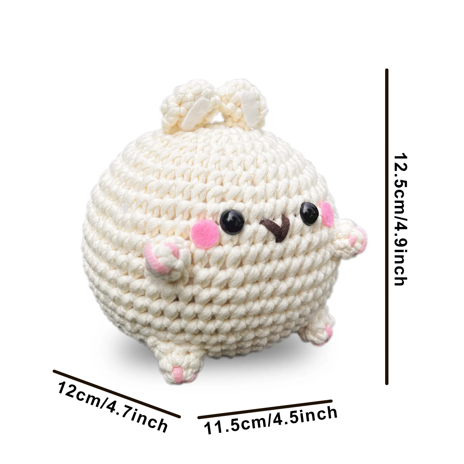 The Bunny Pattern Beginners Crochet Kit with Easy Peasy 5 Sd0a79ffc37ce4b58b2448b5e785303c4z