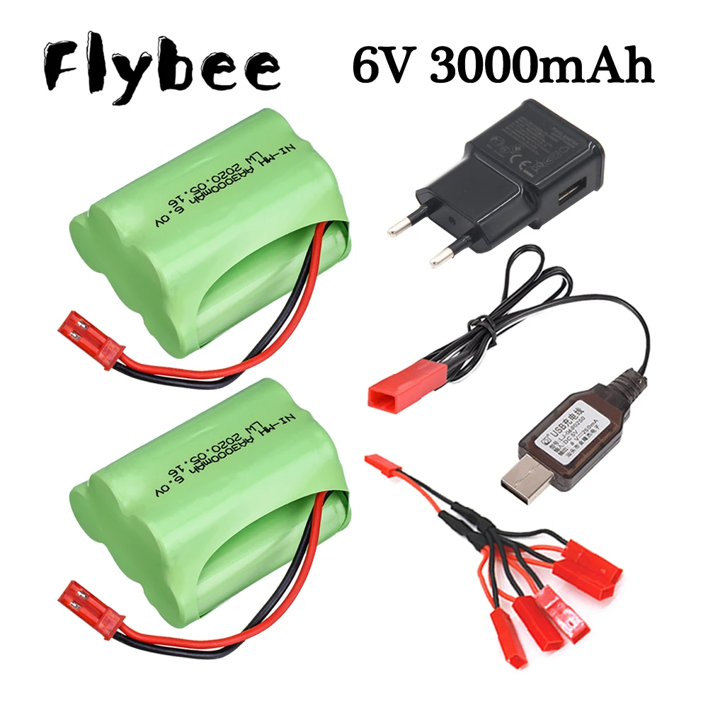 (JST Plug) NiMH 6v 3000mah Battery + Charger Sets For Rc toys Cars Tanks Robots Boats Trucks Gun AA 6v Rechargeable Battery Pack
(JST Plug) NiMH 6v 3000mah Battery + Charger Sets For Rc toys Cars Tanks Robots Boats Trucks Gun AA 6v Rechargeable Battery Pack