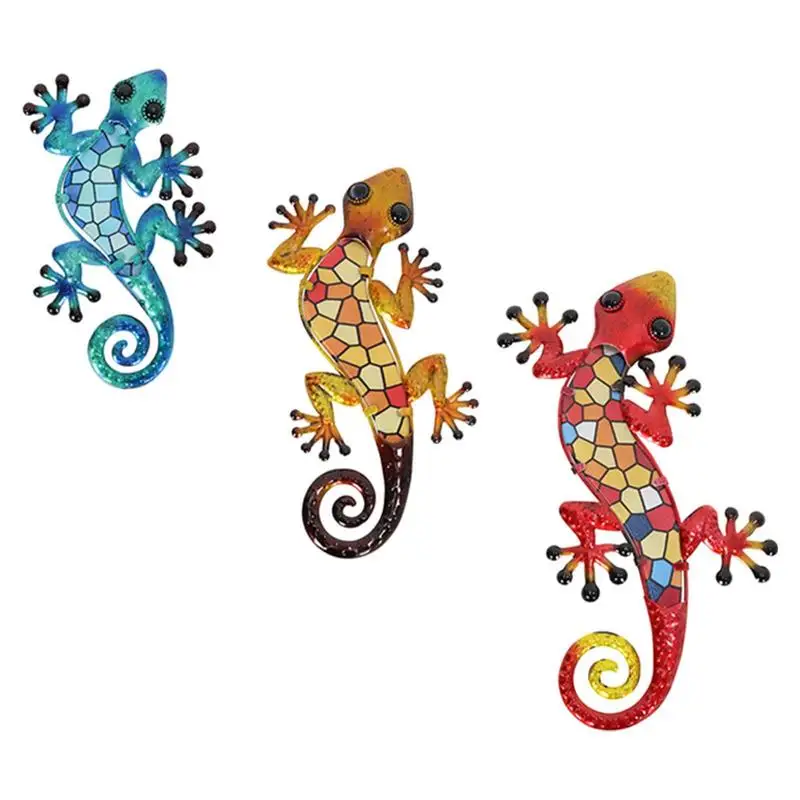 3 Piece Li-zard Wall Art With Hook Outdoor Metal Yard Craft Home Decor Accessories For Deck Porch Garden Fence Home Patio
3 Piece Li-zard Wall Art With Hook Outdoor Metal Yard Craft Home Decor Accessories For Deck Porch Garden Fence Home Patio
