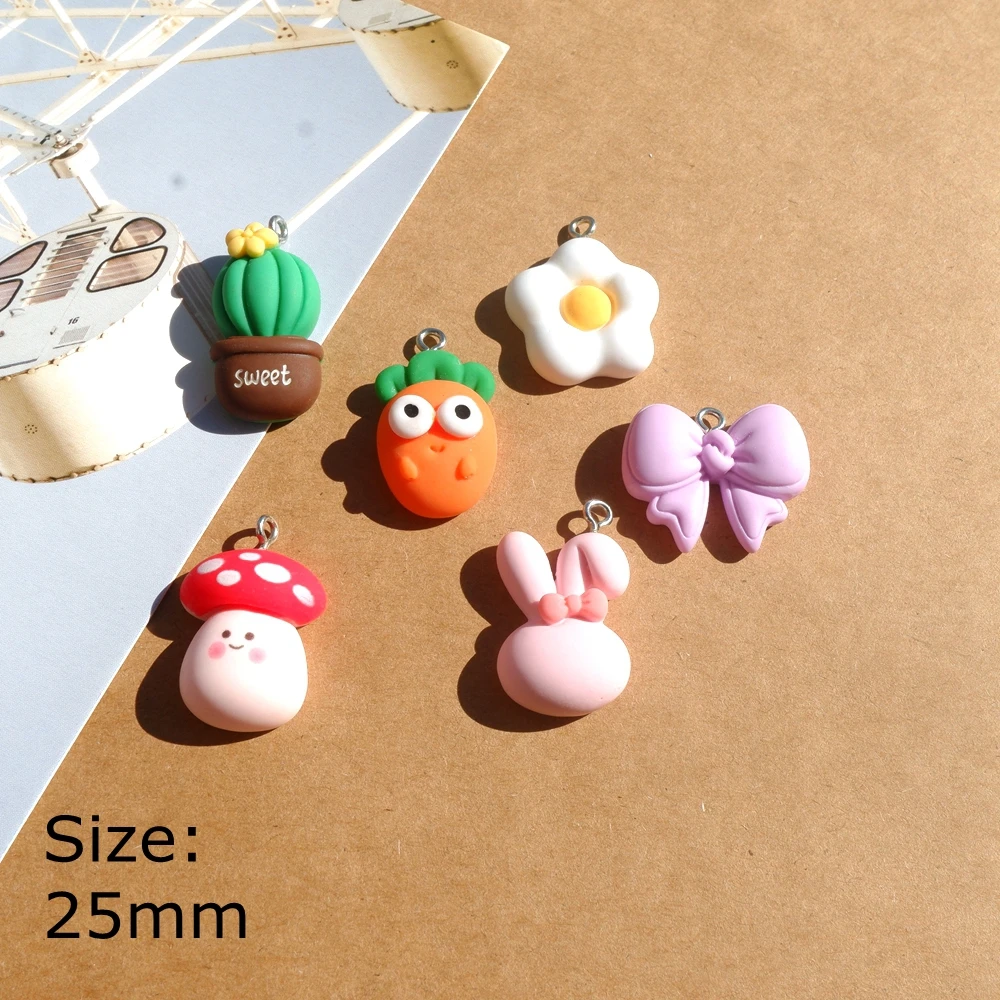 Flower Mushroom Rabbit Charms Resin Flat Back Cabochon Bracelets Necklace Earrings Making Accessories DIY Jewelry Pendants
Flower Mushroom Rabbit Charms Resin Flat Back Cabochon Bracelets Necklace Earrings Making Accessories DIY Jewelry Pendants