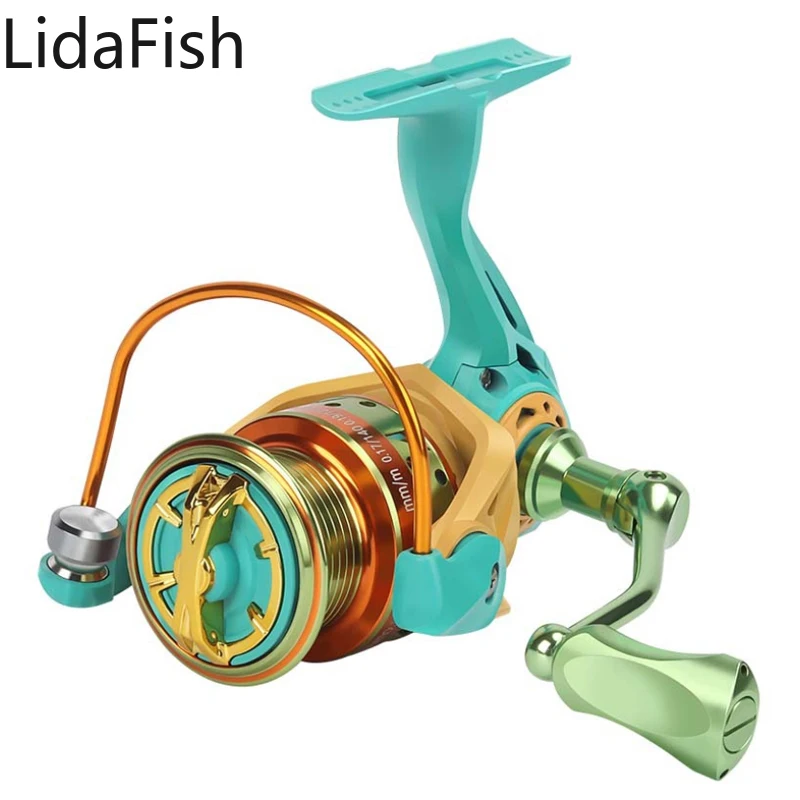 Lidafish 1000-2000 Aluminium Spool 5.2:1 Spinning Fishing Reel Max Drag 8Kg Spinning wheel for Carp Fishing carret
Lidafish 1000-2000 Aluminium Spool 5.2:1 Spinning Fishing Reel Max Drag 8Kg Spinning wheel for Carp Fishing carret