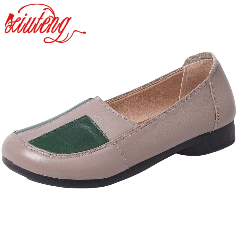 Size 42 Genuine Leather Ballet Flats Women's Loafers Flower Moccasins Woman Gray Loafer 2023 Spring Summer Female Driving Shoes
Size 42 Genuine Leather Ballet Flats Women's Loafers Flower Moccasins Woman Gray Loafer 2023 Spring Summer Female Driving Shoes
