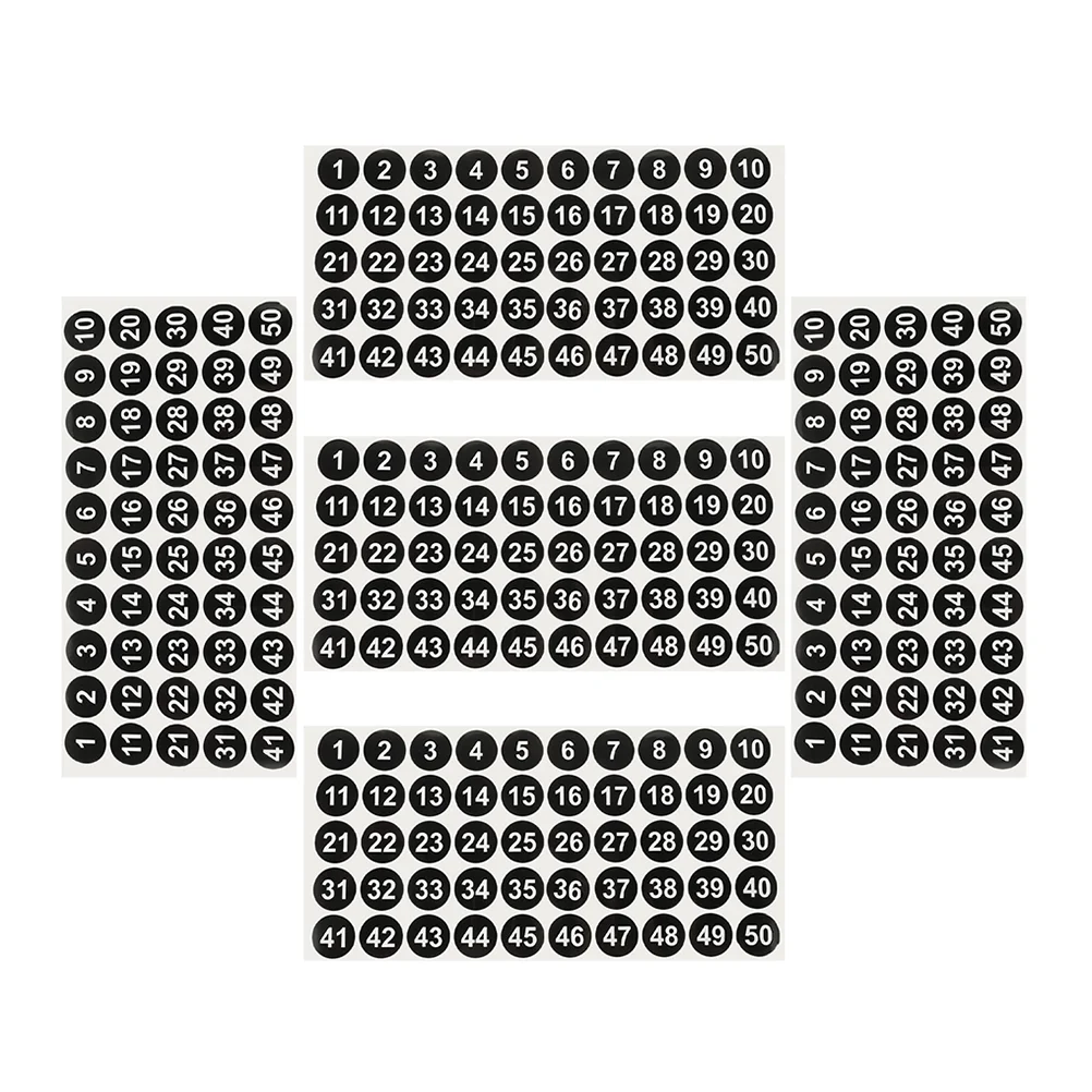 5 Sheets Number Stickers Classification Digital Labels Number Stickers Dot Number Decal
5 Sheets Number Stickers Classification Digital Labels Number Stickers Dot Number Decal