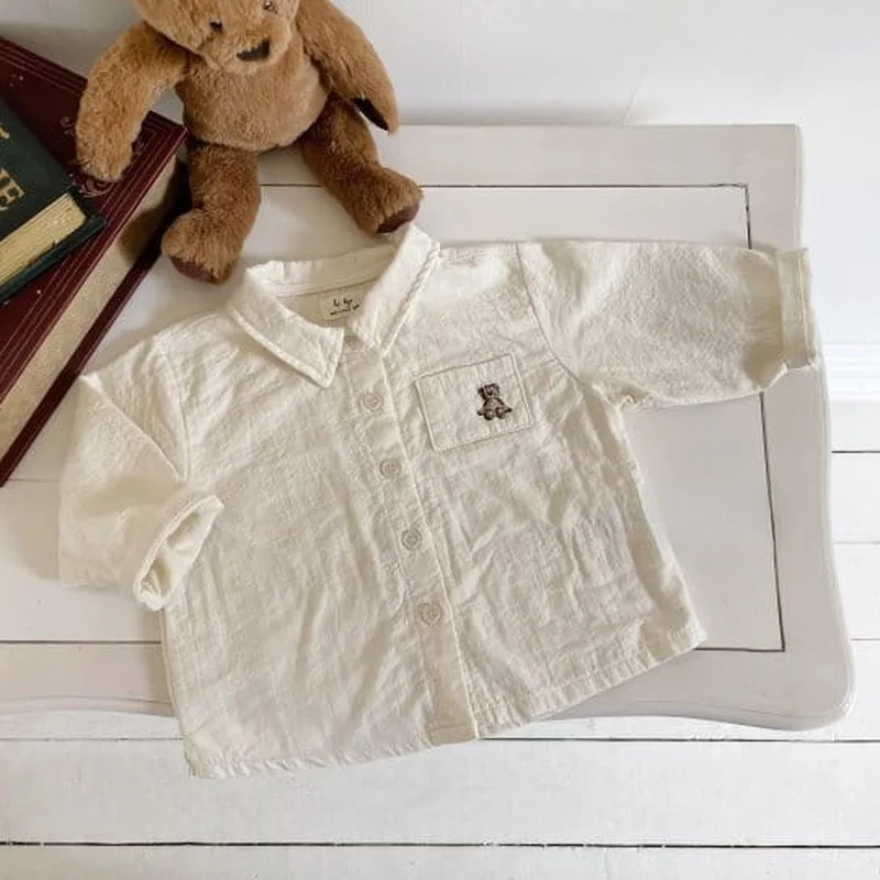 3438B Girls Embroidered Shirt Korean 2022 Autumn Classic Baby Boy Shirt 0-3Year Girl's Cardigan Shirt Toddler Blouse
3438B Girls Embroidered Shirt Korean 2022 Autumn Classic Baby Boy Shirt 0-3Year Girl's Cardigan Shirt Toddler Blouse