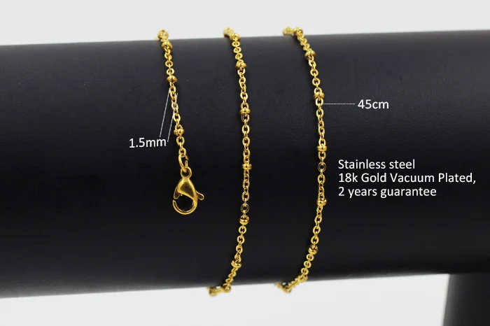 LUXUKISSKIDS 10pcs/Lots Wholesale Bead Chains Necklaces 18/20/22/24inch 2mm Chain With Beads Jewelry Accessories For Making Part 4 Sd0aa8dcb0ffc4ceba9bb9db0143ed5b8J
