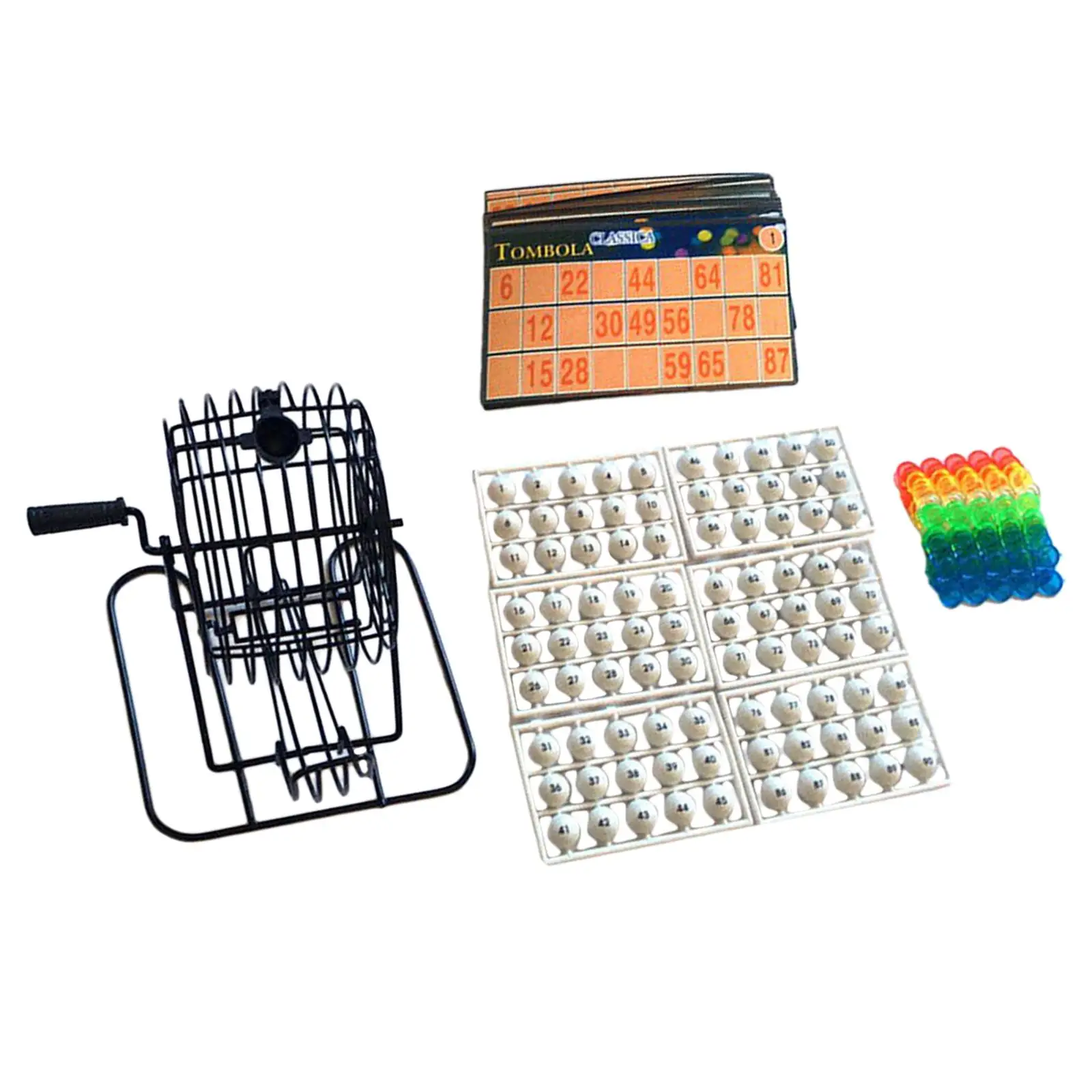 Family Bingo Lotto Game Parent Child Games Bingo Balls Lucky Ball Machine for Birthday Home Bingo Hall Travel Table Board Game
Family Bingo Lotto Game Parent Child Games Bingo Balls Lucky Ball Machine for Birthday Home Bingo Hall Travel Table Board Game