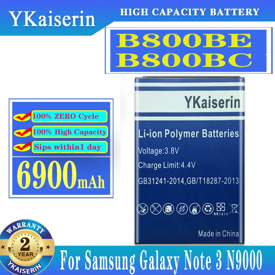 YKaiserin B800BE B800BC 6900mah Replacement Battery For Samsung Galaxy Note 3 III Note3 N9000 N9005 N900 N900A N900M Battery
YKaiserin B800BE B800BC 6900mah Replacement Battery For Samsung Galaxy Note 3 III Note3 N9000 N9005 N900 N900A N900M Battery