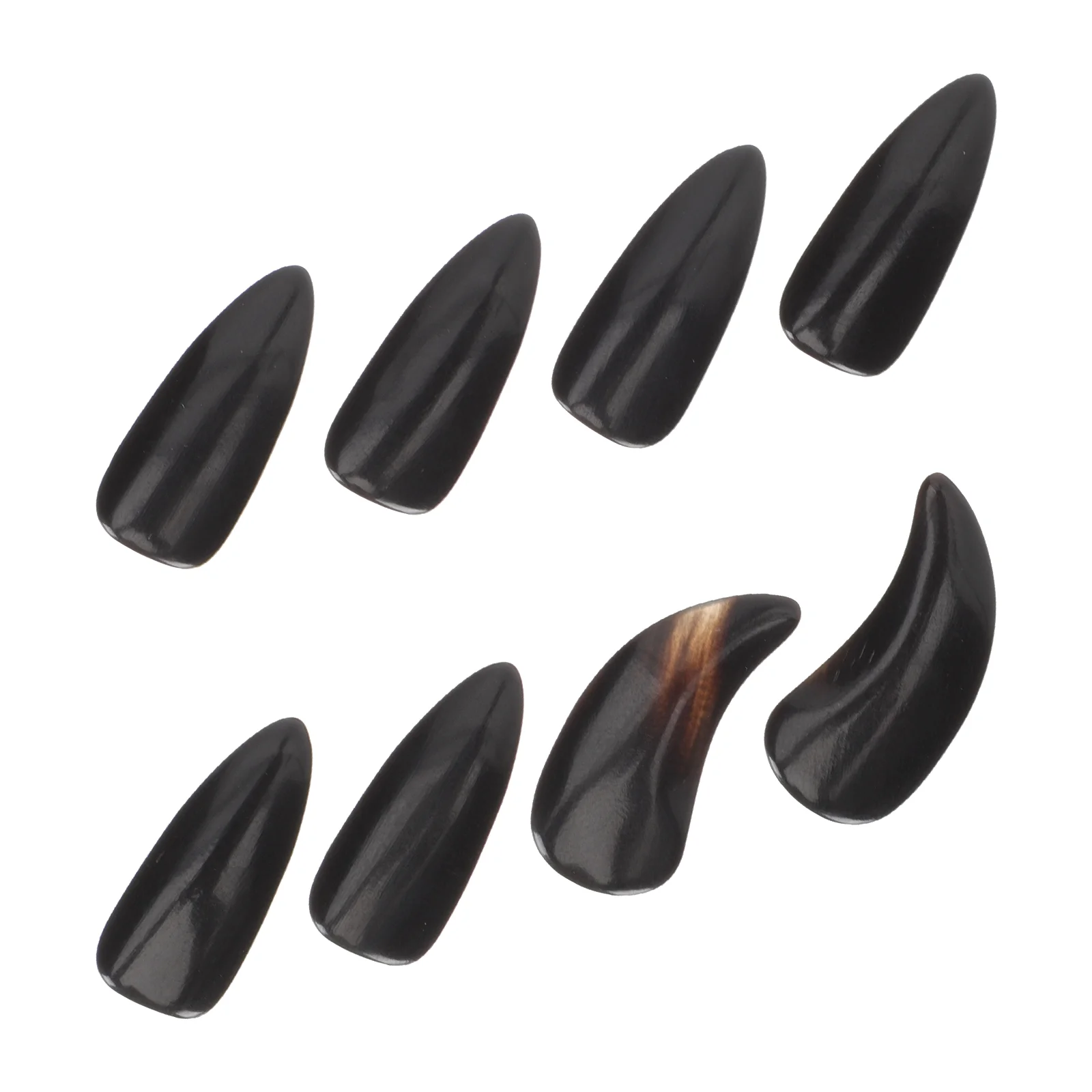 8 Pcs Guzheng Nails Musical Instruments Adults Practice Tools Fake Finger Picks Protectors Black Horn Child
8 Pcs Guzheng Nails Musical Instruments Adults Practice Tools Fake Finger Picks Protectors Black Horn Child