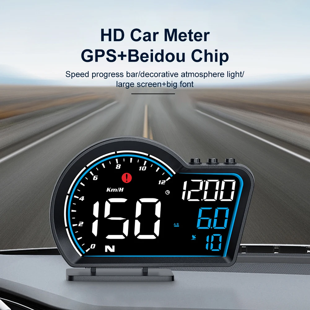 3.6 Inch GPS Head-Up Display LED Smart Car Gauge Digital Screen OBD2+GPS Digital Alarm Reminder Meter Electronics Accessories
3.6 Inch GPS Head-Up Display LED Smart Car Gauge Digital Screen OBD2+GPS Digital Alarm Reminder Meter Electronics Accessories