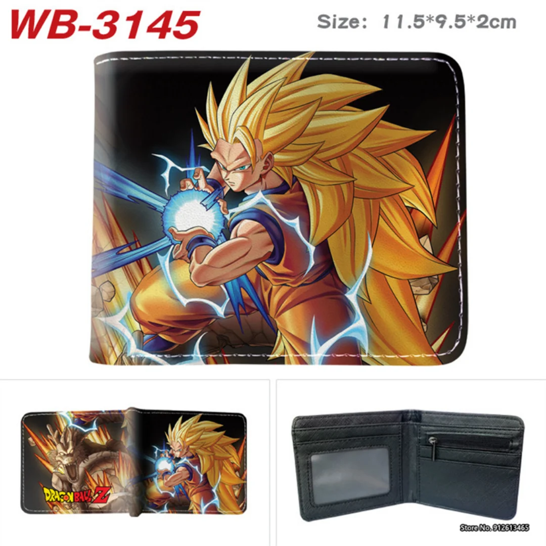 Dragon Ball Z Short Wallets Anime Leather Fold Wallets Portable Cartoon Card Holder Coin Purse HD Printing Cover Purses Gift 
Dragon Ball Z Short Wallets Anime Leather Fold Wallets Portable Cartoon Card Holder Coin Purse HD Printing Cover Purses Gift