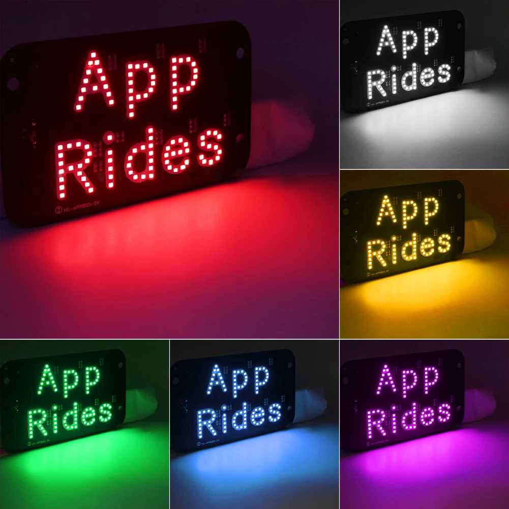 1PCS Universal APP Rides Sign Lamp Car Windscreen Cab Indicator Lamp Auto Windshield Guiding Lights Panel Car Led Warning Light
1PCS Universal APP Rides Sign Lamp Car Windscreen Cab Indicator Lamp Auto Windshield Guiding Lights Panel Car Led Warning Light