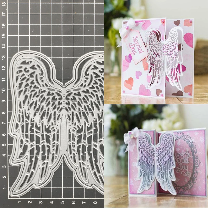 Angel wings Metal Cutting Dies Stencil Scrapbook Diy Album Stamp Paper Card Embossing Decor Craft Knife Mould
Angel wings Metal Cutting Dies Stencil Scrapbook Diy Album Stamp Paper Card Embossing Decor Craft Knife Mould
