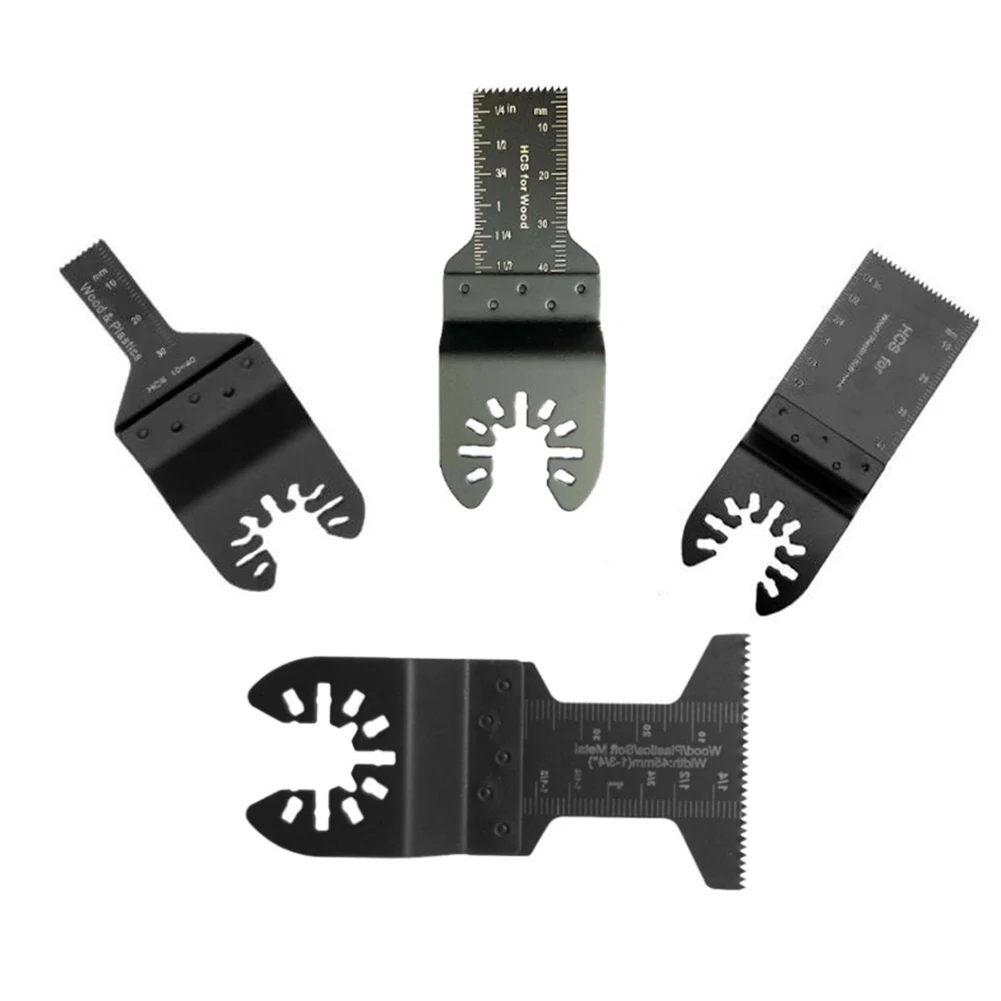 4pcs Oscillating MultiTool Saw Blade Set 10/20/34/45mm For Renovator For Cutting Soft Metal Wood Plastic Opening Hole Power Tool
4pcs Oscillating MultiTool Saw Blade Set 10/20/34/45mm For Renovator For Cutting Soft Metal Wood Plastic Opening Hole Power Tool