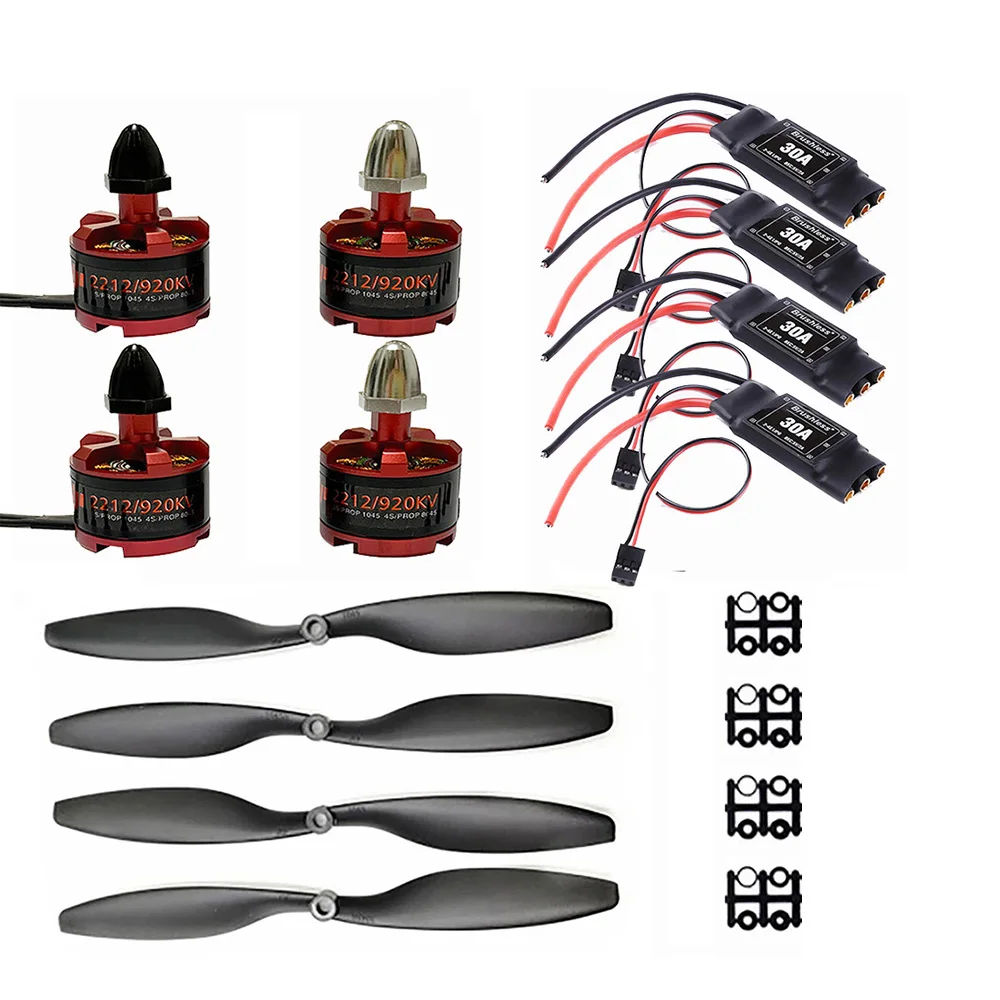 2212 920KV CW CCW бесщеточный двигатель и 30A ESC с 3 5 мм банановой головкой для