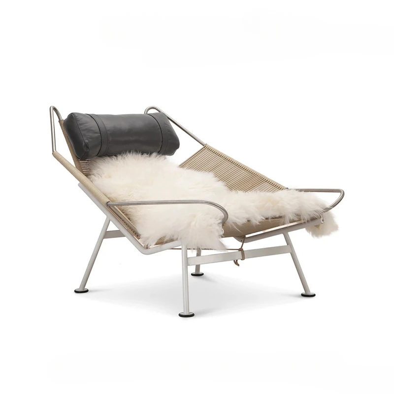 Balcony single person leisure chair outdoor flag rope metal lounge chair
Balcony single person leisure chair outdoor flag rope metal lounge chair