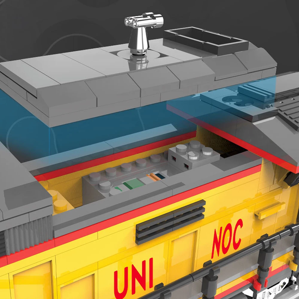 80019 Ideas RC Diesel Locomotive AC6000CW Train Railway Power 1062pcs Bricks Technical Model Building Blocks Toys Birthday Gifts 80019 Ideas RC Diesel Locomotive AC6000CW Train Railway Power 1062pcs Bricks Technical Model Building Blocks Toys Birthday Gifts