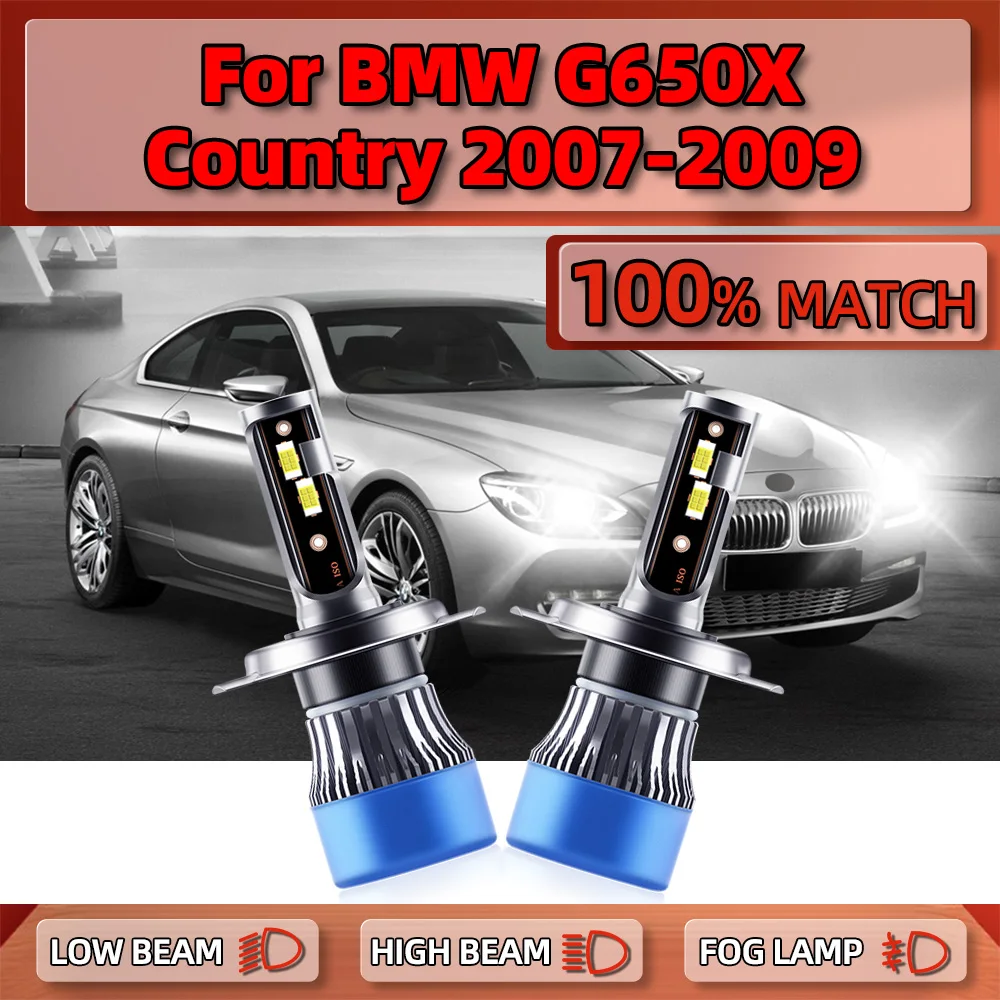 H4 Canbus LED Light Bulbs 20000LM 120W Turbo Auto Lamps 6000K White 12V Car Headlight For BMW G650X Country 2007 2008 2009
H4 Canbus LED Light Bulbs 20000LM 120W Turbo Auto Lamps 6000K White 12V Car Headlight For BMW G650X Country 2007 2008 2009