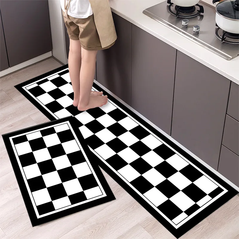 Fashionable Simple Nordic Style Kitchen Floor Mat Household Carpet Long Strip Door Mat Modern Home Decor
Fashionable Simple Nordic Style Kitchen Floor Mat Household Carpet Long Strip Door Mat Modern Home Decor