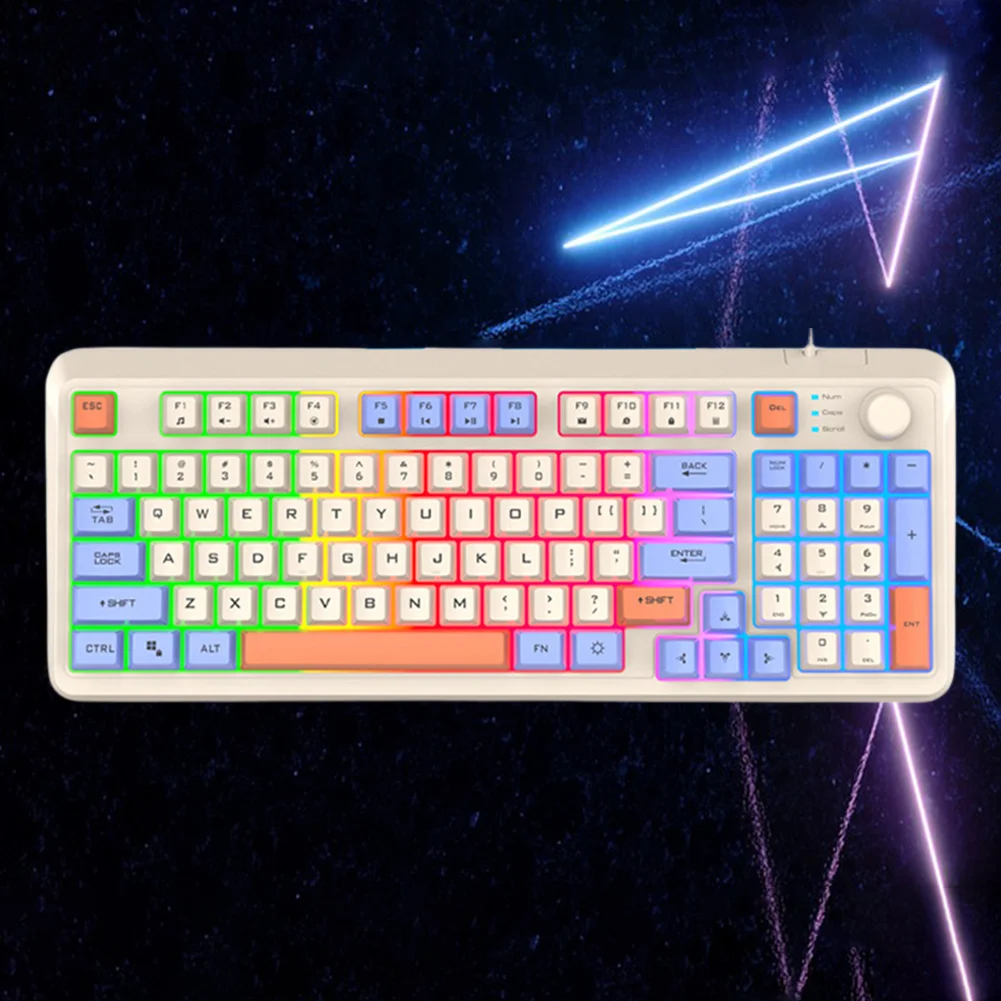 2023 New K82 Game Keyboard RGB Light Luminous Keyboard USB Port Wired Keyboard 94 Key Laptop Desktop Hot Swap Keyboard Recommend
2023 New K82 Game Keyboard RGB Light Luminous Keyboard USB Port Wired Keyboard 94 Key Laptop Desktop Hot Swap Keyboard Recommend