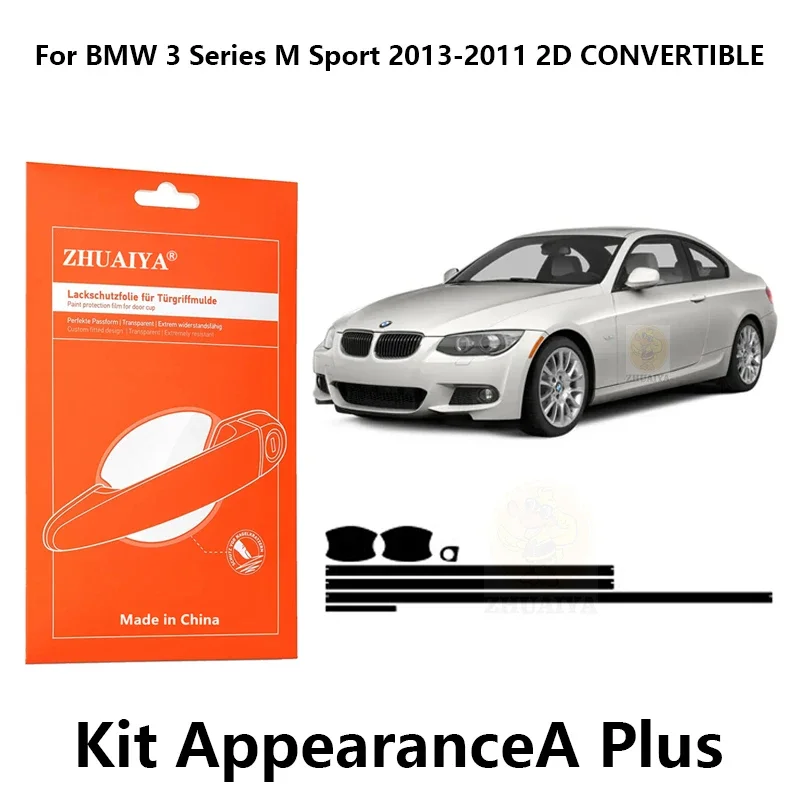 Защитная пленка ZHUAIYA для красок дверной ручки, ТПУ PPF для BMW 3 серии M Sport 2013-2011 2D CONV, автомобильные аксессуары
Защитная пленка ZHUAIYA для красок дверной ручки, ТПУ PPF для BMW 3 серии M Sport 2013-2011 2D CONV, автомобильные аксессуары