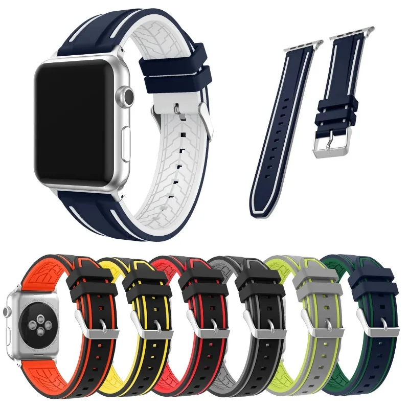 Ремешок силиконовый для Apple Watch Band, спортивный браслет для смарт-часов IWatch Series 7 6 SE 5 4 3 2 1, 45 мм 41 мм 42/38 мм 40/44 мм
Ремешок силиконовый для Apple Watch Band, спортивный браслет для смарт-часов IWatch Series 7 6 SE 5 4 3 2 1, 45 мм 41 мм 42/38 мм 40/44 мм