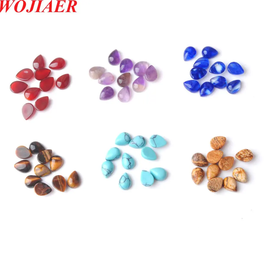Small Jasper Gemstones Cabochon CAB No Hole Water Drop Loose Beads For DIY Earrings Jewelry Making Handicraft Gift BZ909
Small Jasper Gemstones Cabochon CAB No Hole Water Drop Loose Beads For DIY Earrings Jewelry Making Handicraft Gift BZ909