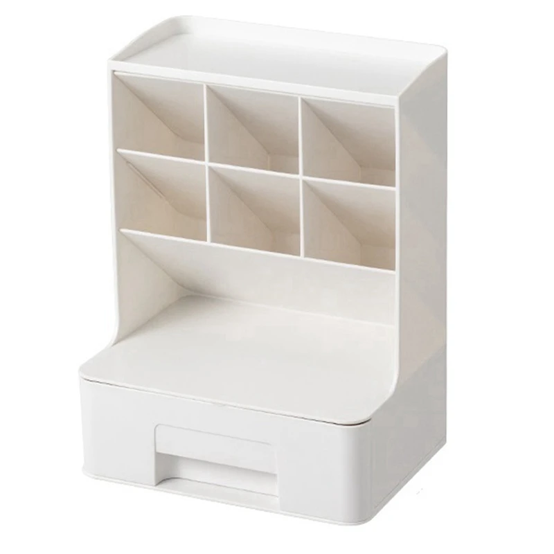 1 Piece Sundries Cosmetic Storage Box Integrated Design Multi-Capacity With Drawers
1 Piece Sundries Cosmetic Storage Box Integrated Design Multi-Capacity With Drawers