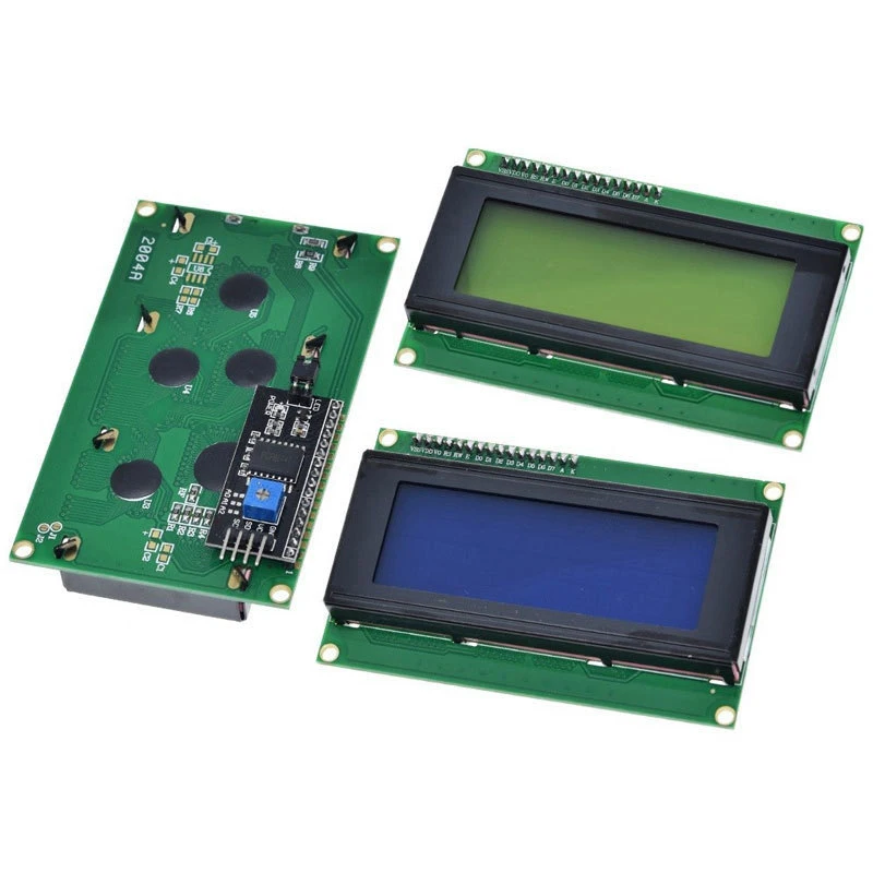 1~20Pcs LCD2004A Display Module Blue/Yellow Green Screen With Backlight 20*4 I2C Interface 5V Suitable For Arduino
1~20Pcs LCD2004A Display Module Blue/Yellow Green Screen With Backlight 20*4 I2C Interface 5V Suitable For Arduino