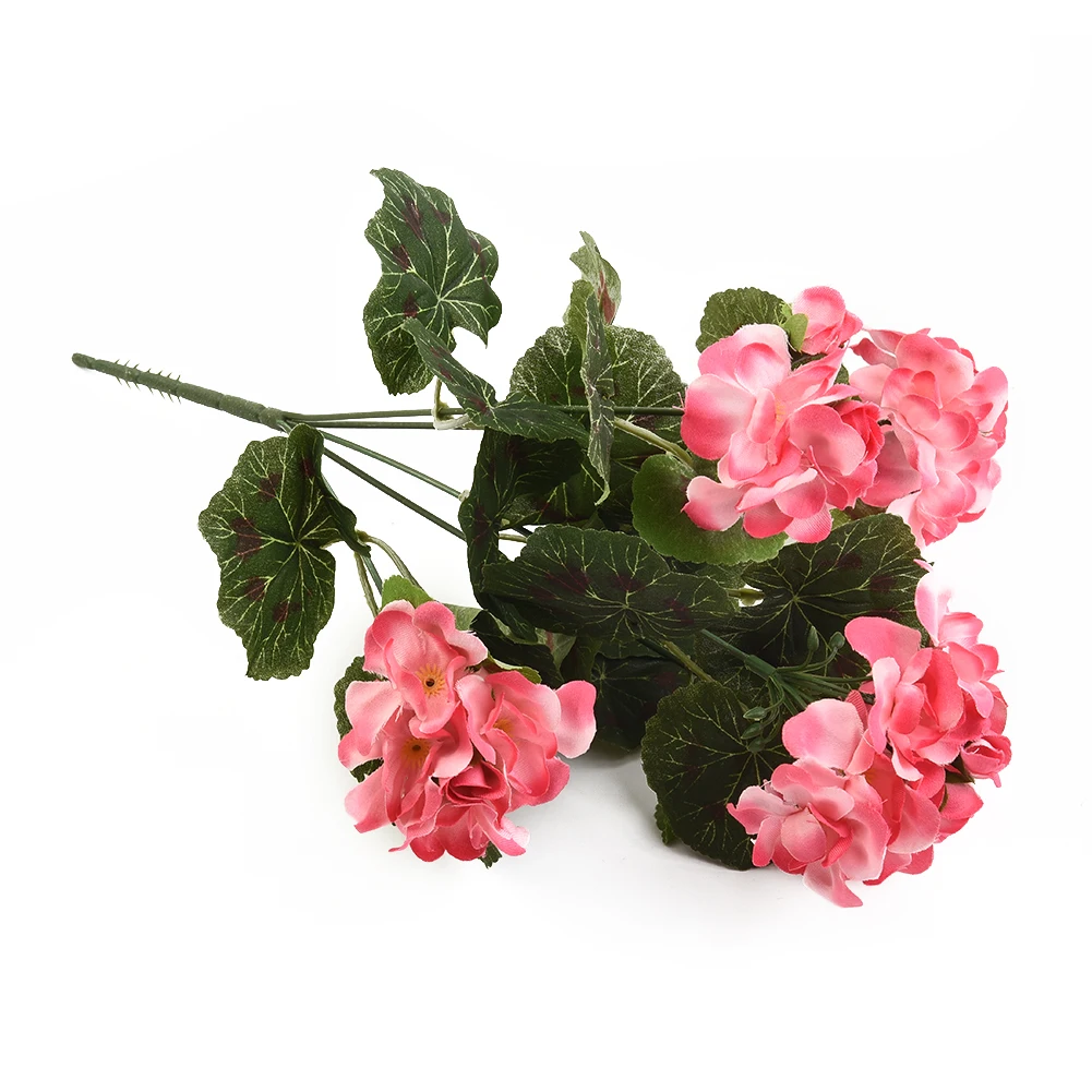 36cm Artificial Geranium Flowers Simulation Fake Silk Flower Bouquet For Wedding Supplies Home Decor Valentines
36cm Artificial Geranium Flowers Simulation Fake Silk Flower Bouquet For Wedding Supplies Home Decor Valentines