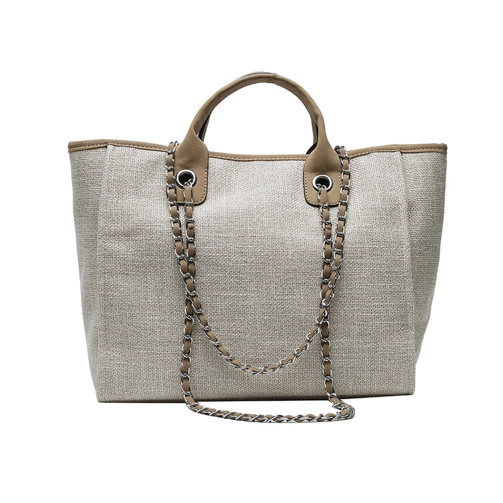 Large Capacity Tote Bag Female Fashion Canvas Handbags For Women Casual Chains Shoulder Bags Ladies Daily Commuting Shopping
Large Capacity Tote Bag Female Fashion Canvas Handbags For Women Casual Chains Shoulder Bags Ladies Daily Commuting Shopping
