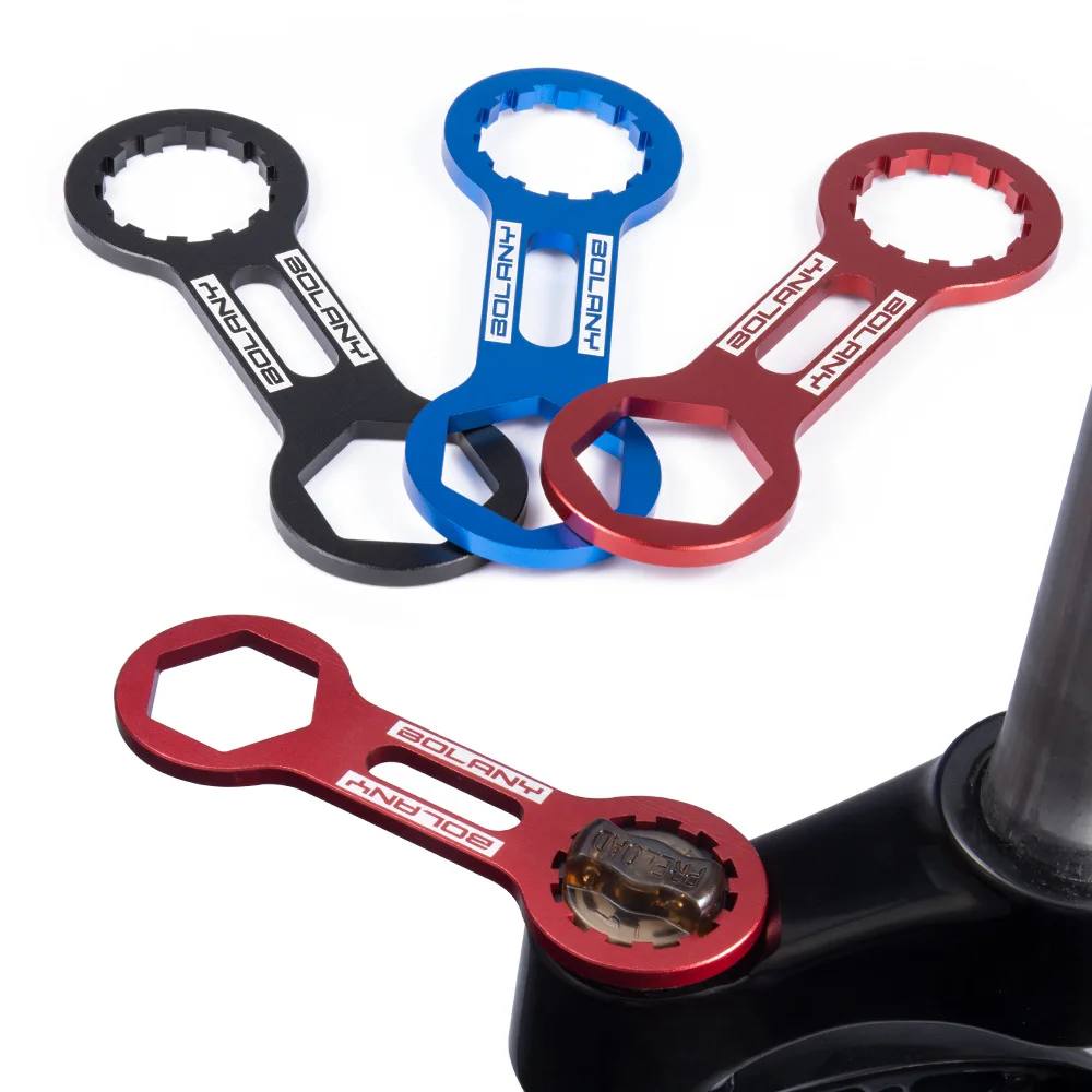 Wrench MTB Bike Fork Wrench Spanner Disassembly Bicycle Front Fork Wrench Black/red/blue/silver 26mm/12T Bike Air Fork Wrench
Wrench MTB Bike Fork Wrench Spanner Disassembly Bicycle Front Fork Wrench Black/red/blue/silver 26mm/12T Bike Air Fork Wrench