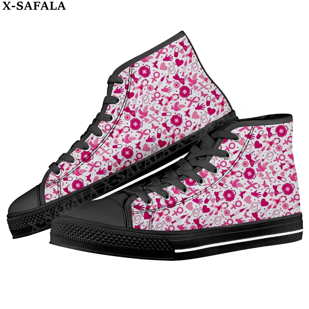Breast Cancer Awareness Men Vulcanized Sneakers High Top Canvas Shoes Classic Brand Design Men Flats Shoes Lace Up Footwear-5
Breast Cancer Awareness Men Vulcanized Sneakers High Top Canvas Shoes Classic Brand Design Men Flats Shoes Lace Up Footwear-5