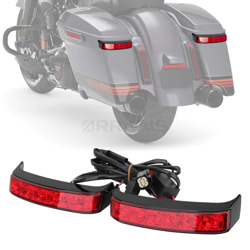 Motorcycle Brake Rear Tail Saddlebag Light Turn Signal Lamp For Harley Touring Road King Street Glide FLHR CVO Limited 2014-2022
Motorcycle Brake Rear Tail Saddlebag Light Turn Signal Lamp For Harley Touring Road King Street Glide FLHR CVO Limited 2014-2022