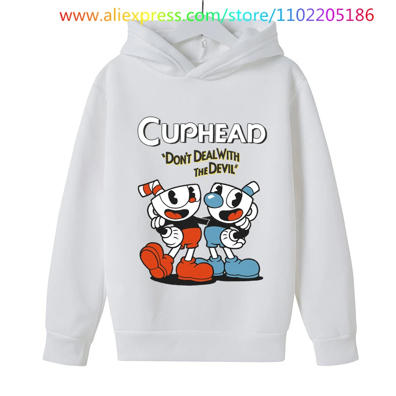 Children's Boys Girls Kawaii Pullovers Cuphead Kids Hoodies Toddler Anime Cartoon Coat Tops Spring Autumn Children Sweatshirts
Children's Boys Girls Kawaii Pullovers Cuphead Kids Hoodies Toddler Anime Cartoon Coat Tops Spring Autumn Children Sweatshirts