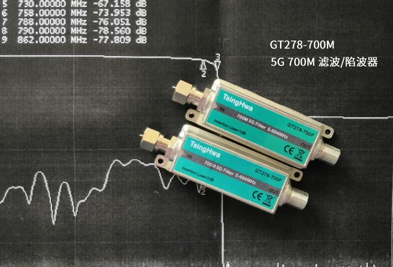 Jinghua GT278-700F Ground Wave UHF Anti 5G/700M интерференциальный фильтр для нижних частот/фильтр с выемкой 5G
Jinghua GT278-700F Ground Wave UHF Anti 5G/700M интерференциальный фильтр для нижних частот/фильтр с выемкой 5G