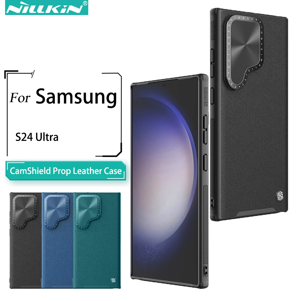 Чехол Nillkin для Samsung Galaxy S24, ультратонкий кожаный защитный чехол для камеры с подставкой для Galaxy S24 Ultra
Чехол Nillkin для Samsung Galaxy S24, ультратонкий кожаный защитный чехол для камеры с подставкой для Galaxy S24 Ultra