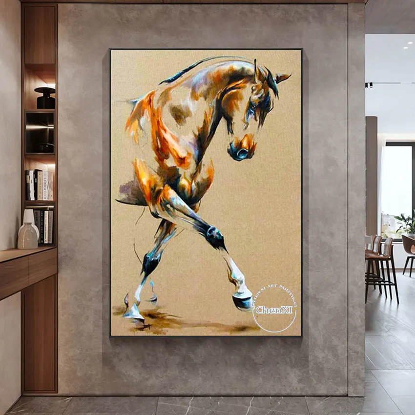 Purely Handmade Running Horse Oil Painting Murals Animal Picture Portrait Paintings Canvas Artwork Wall Art New Designs
Purely Handmade Running Horse Oil Painting Murals Animal Picture Portrait Paintings Canvas Artwork Wall Art New Designs
