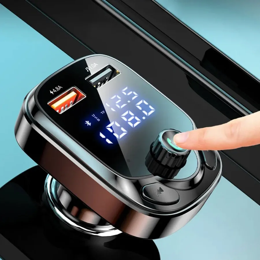 1Pc Universal Car Charger USB 4.8A Mp3 Player Support TF Card Car Bluetooth 5.0 FM Transmitter 2 USB Charger QC3.0 Fast
1Pc Universal Car Charger USB 4.8A Mp3 Player Support TF Card Car Bluetooth 5.0 FM Transmitter 2 USB Charger QC3.0 Fast