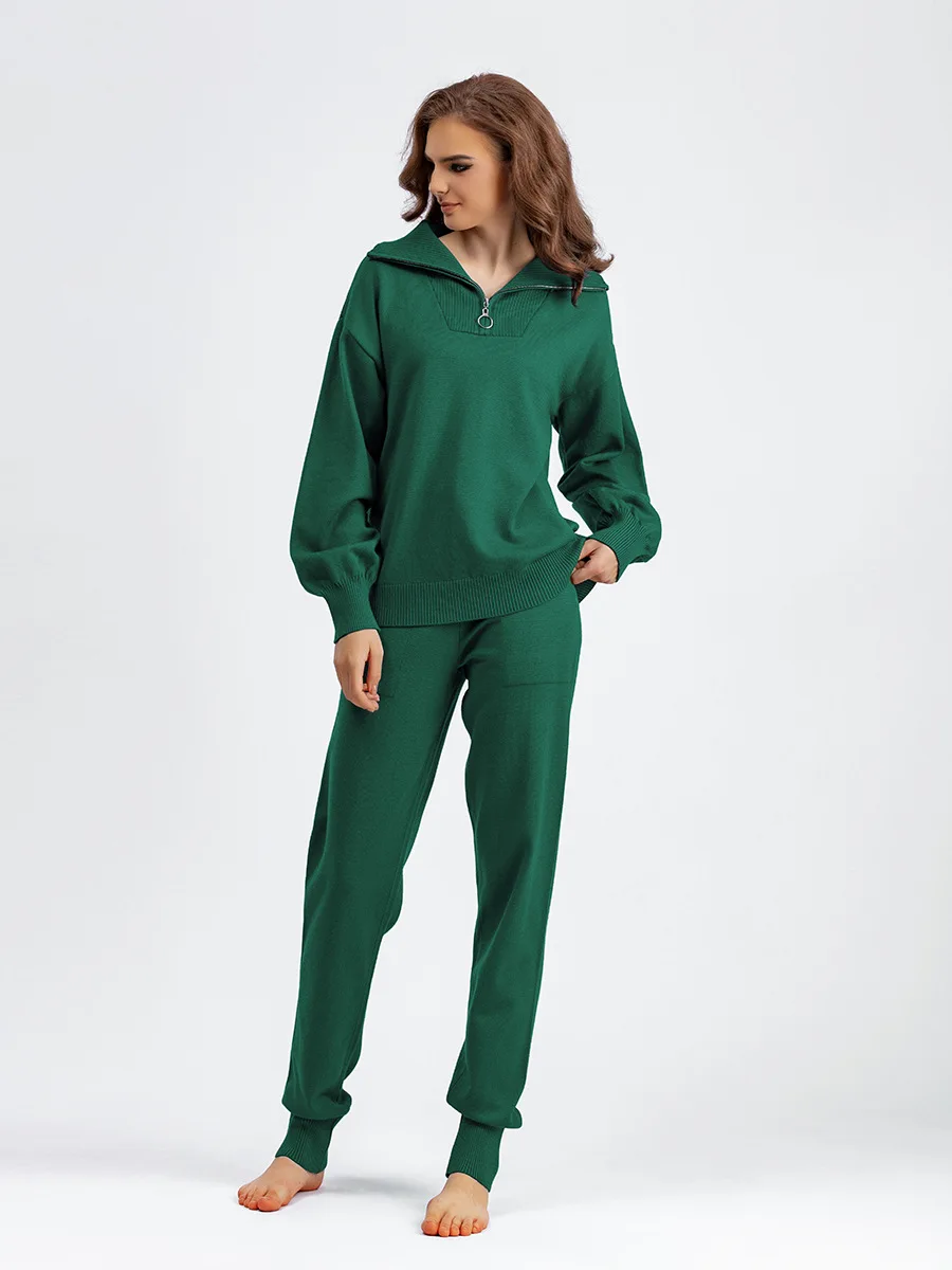Winter Women's Knitted Suit Warm Pant 2 Piece Sets Women Outfit Trouser Oversized Casual Sweaters Jogging Knitwear Tracksuit
Winter Women's Knitted Suit Warm Pant 2 Piece Sets Women Outfit Trouser Oversized Casual Sweaters Jogging Knitwear Tracksuit