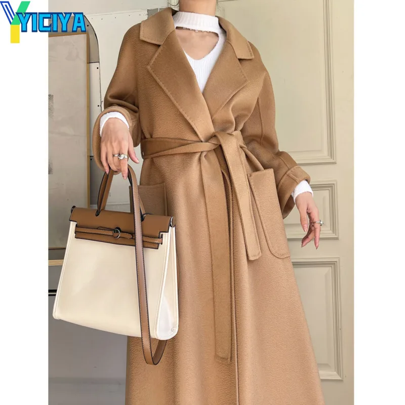 YICIYA Women's Trench Coat water ripple Cashmere Windbreaker Jackets New Outerwear Female Outer Overcoat wool Womans Clothing
YICIYA Women's Trench Coat water ripple Cashmere Windbreaker Jackets New Outerwear Female Outer Overcoat wool Womans Clothing