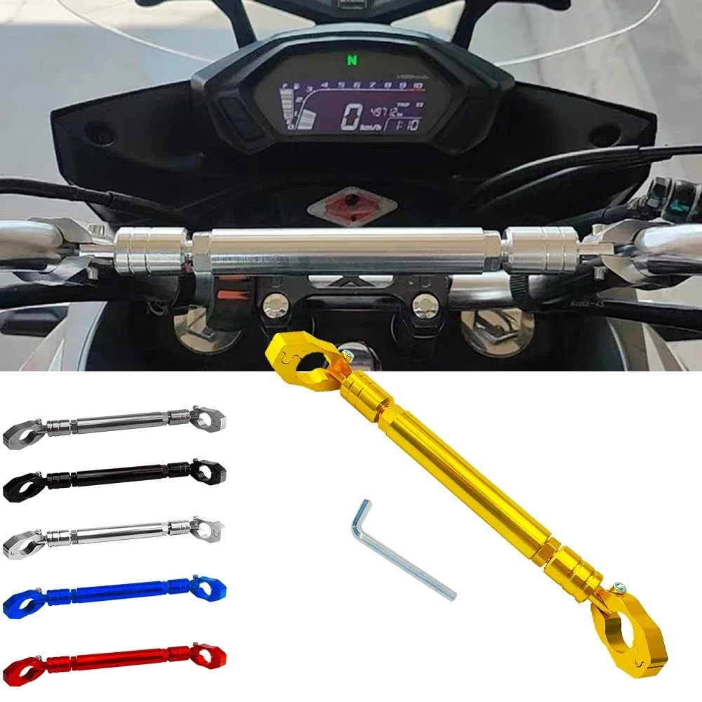 

Motorcycle Balance Bar Universal 22mm CNC Aluminum Crossbar Strengthen Handlebar Extended Motorbike Reinforce Lever Accessories