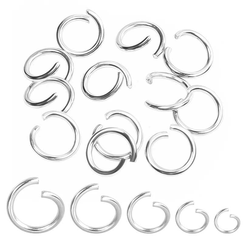 

100pcs/Lot Open Jump Rings For Jewelry Making Supplies Gold/Silver Color Split Ring Handmade Materials Earring Bracelet Findings