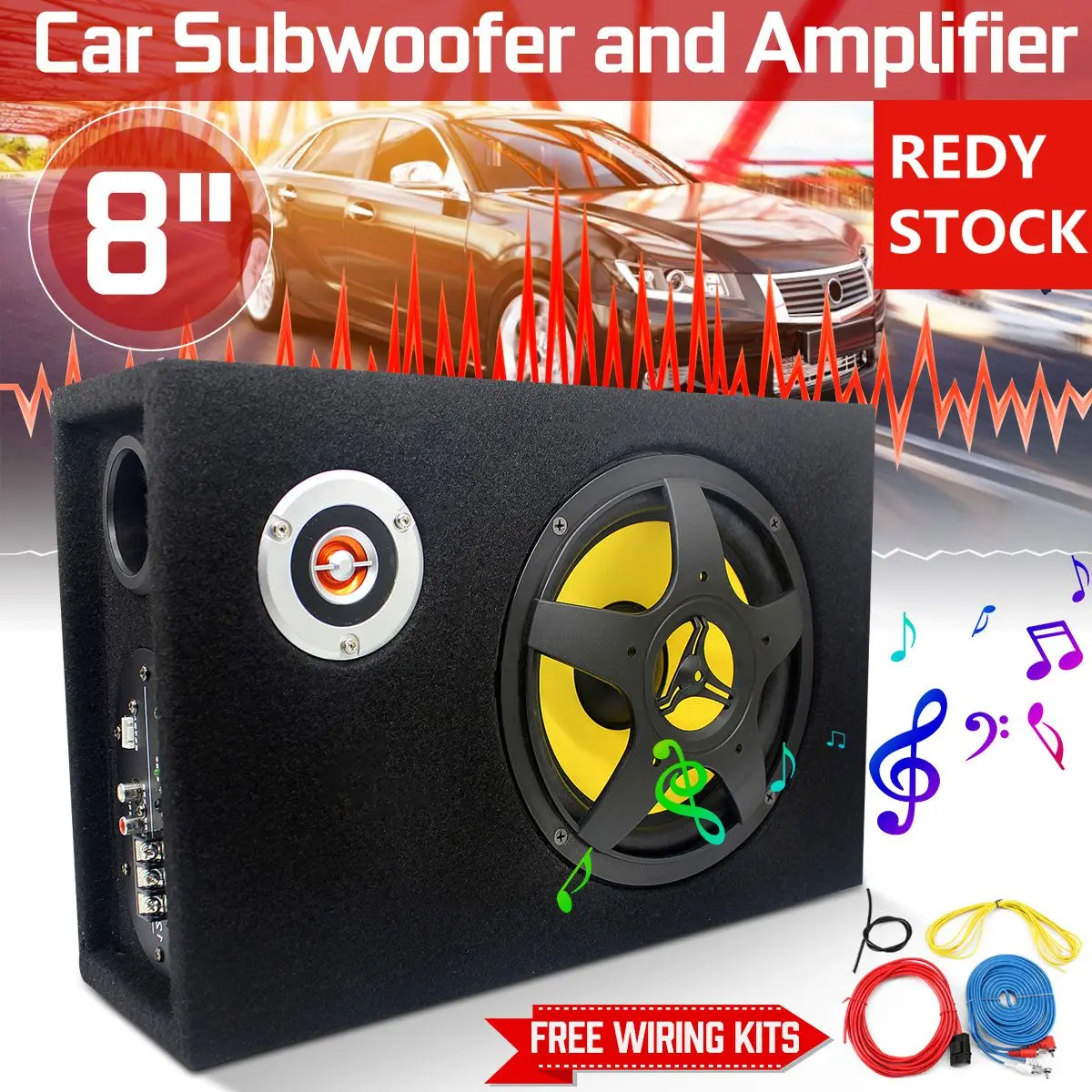 NEW 8 inch 12v 220v Car Audio Hifi Portable Active Speakers KTV MDF Boom Box Stage Amplifier Speaker Subwoofer 480W
NEW 8 inch 12v 220v Car Audio Hifi Portable Active Speakers KTV MDF Boom Box Stage Amplifier Speaker Subwoofer 480W