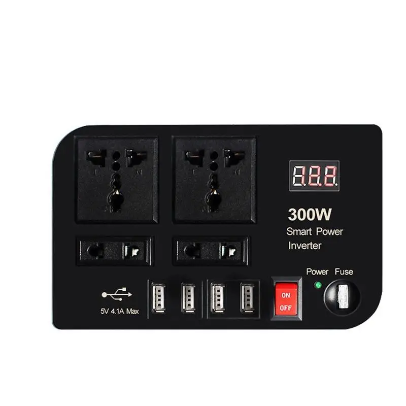 Generic 300W Car Inverter DC 12V To AC 220V Power Converter Fast USB