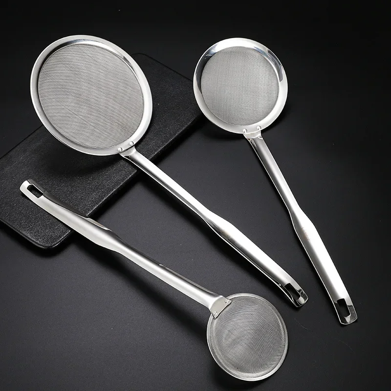 3Pack Skimmer Spoon Stainless Steel Hot Pot Fat Fine Mesh Skimming Grease and Foam Strainer Oil Filter Cooking Mesh Food Straine
3Pack Skimmer Spoon Stainless Steel Hot Pot Fat Fine Mesh Skimming Grease and Foam Strainer Oil Filter Cooking Mesh Food Straine