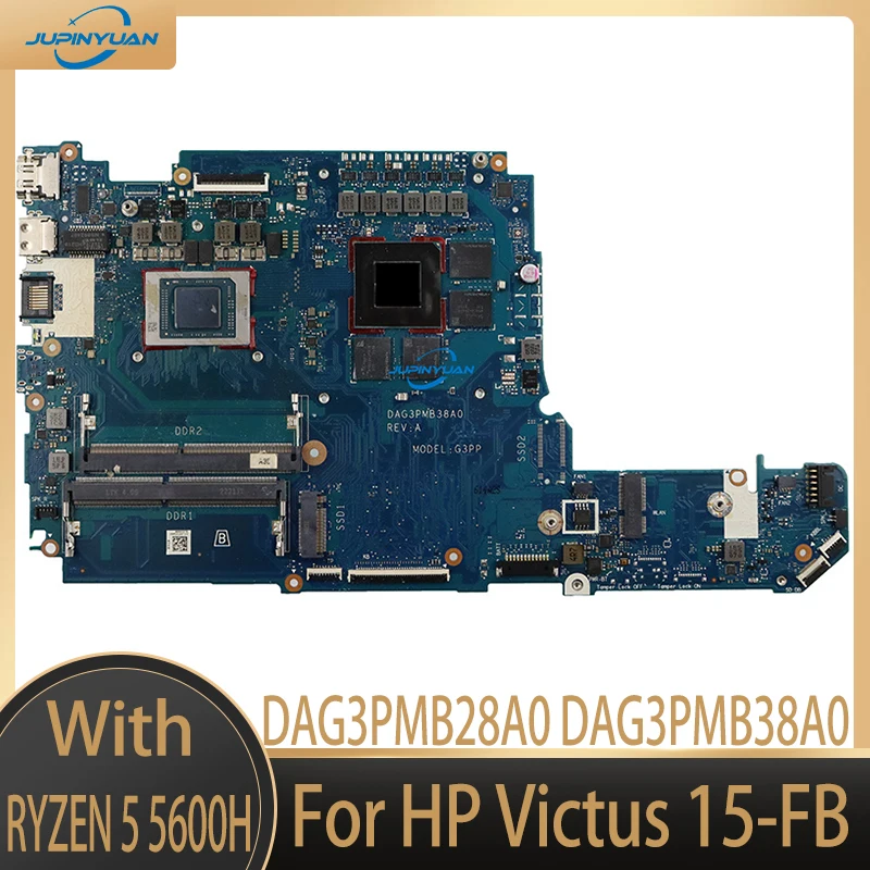 

For HP Victus 15-FB DAG3PMB28A0 DAG3PMB38A0 AMD Ryzen 5 5600H NVIDIA Motherboard 100% Teste Work