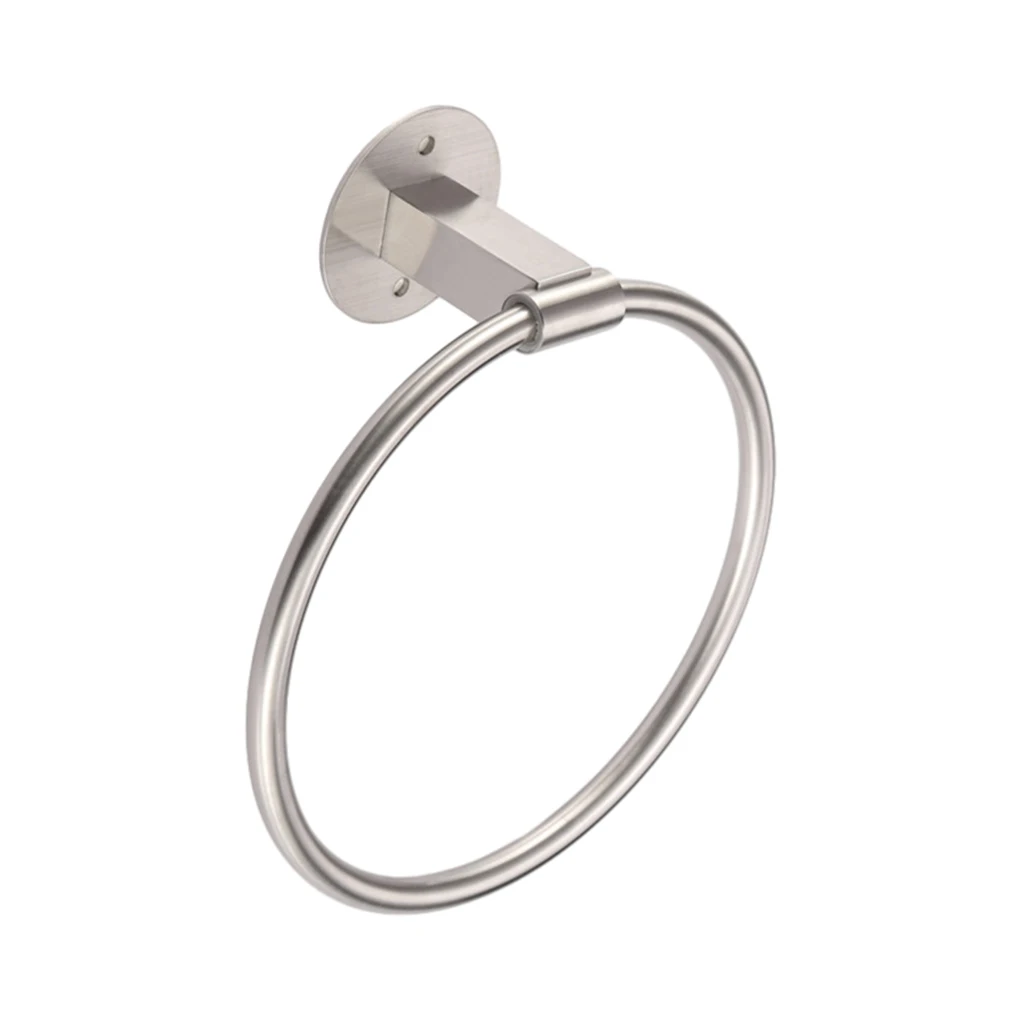 Brushed Stainless Steel Towel Ring Smooth Line Good Hand Feeling Easy Access Good Ventilation Bathroom Newest
Brushed Stainless Steel Towel Ring Smooth Line Good Hand Feeling Easy Access Good Ventilation Bathroom Newest