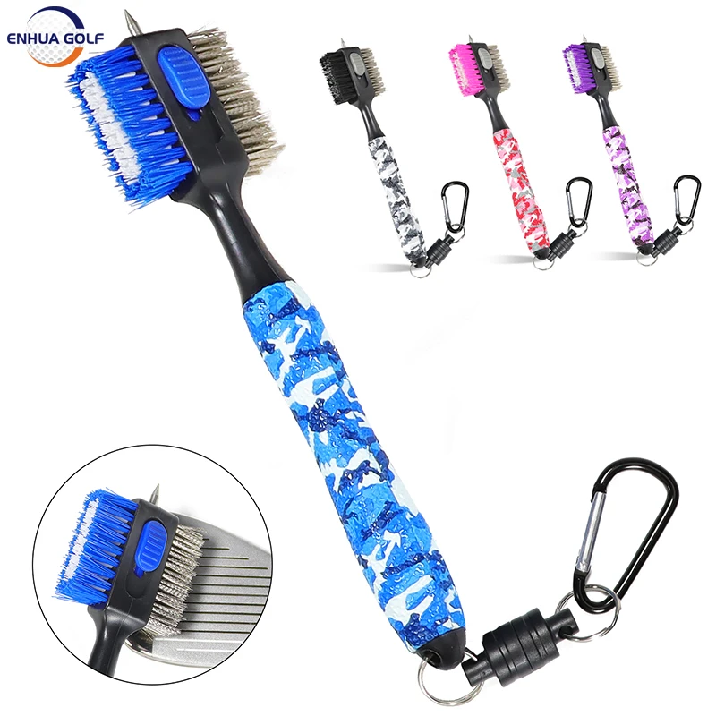 Golf Club Brush Golf Pole Putter Double Sided Groove Cleaner Cleaning Brushes for Outdoor Exercise Golf Accessories For Gift
Golf Club Brush Golf Pole Putter Double Sided Groove Cleaner Cleaning Brushes for Outdoor Exercise Golf Accessories For Gift