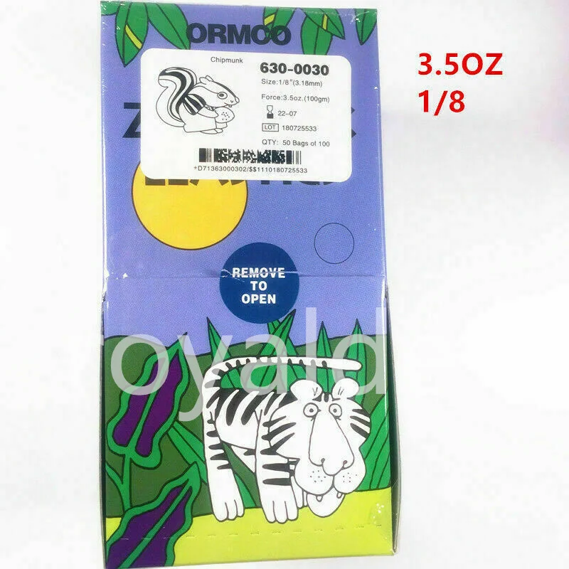 Dental ORMCO Zoo Park Ортодонтические супер эластичные резиновые стяжки 3,5 OZ 1/8 Chipmunk 5000 шт./кор.
Dental ORMCO Zoo Park Ортодонтические супер эластичные резиновые стяжки 3,5 OZ 1/8 Chipmunk 5000 шт./кор.