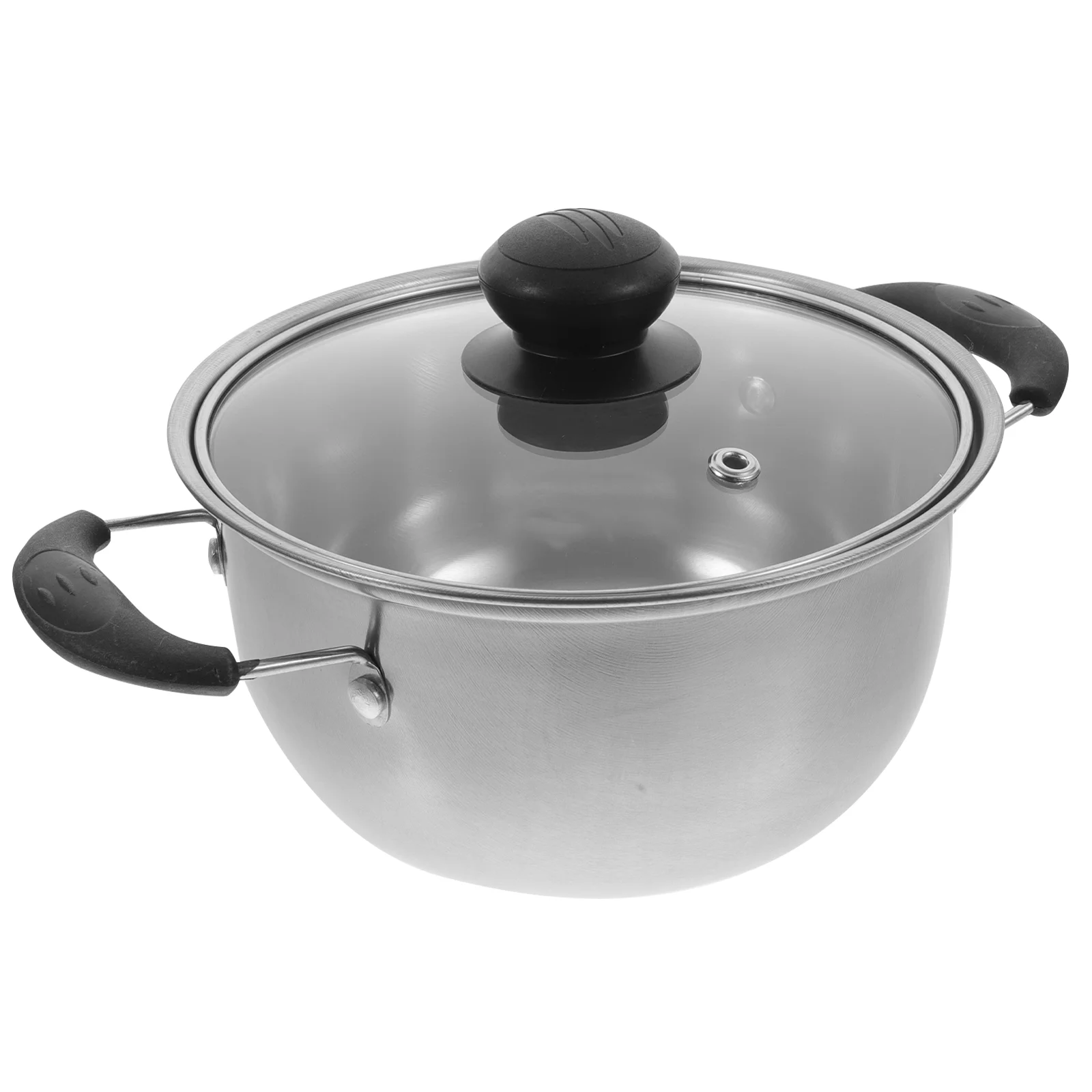 

Pot Soup Cooking Stainless Steel Stock Lid Pan Pasta Kitchen Milk Cookware Saucepan Noodle Stew Noodles Stockpot Boiling Hot